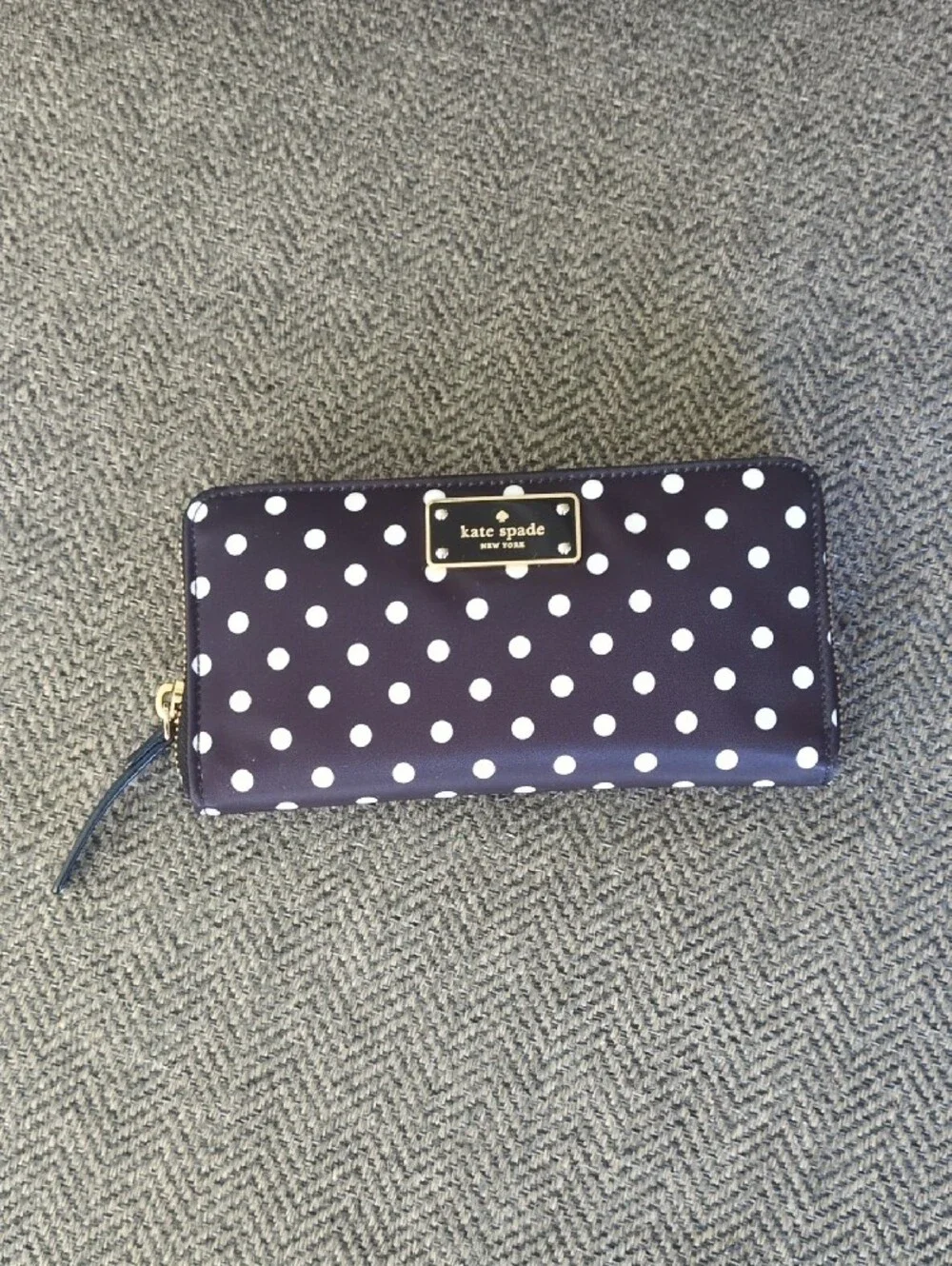 kate spade Black and White Polka Dot Backpack & Wallet Set